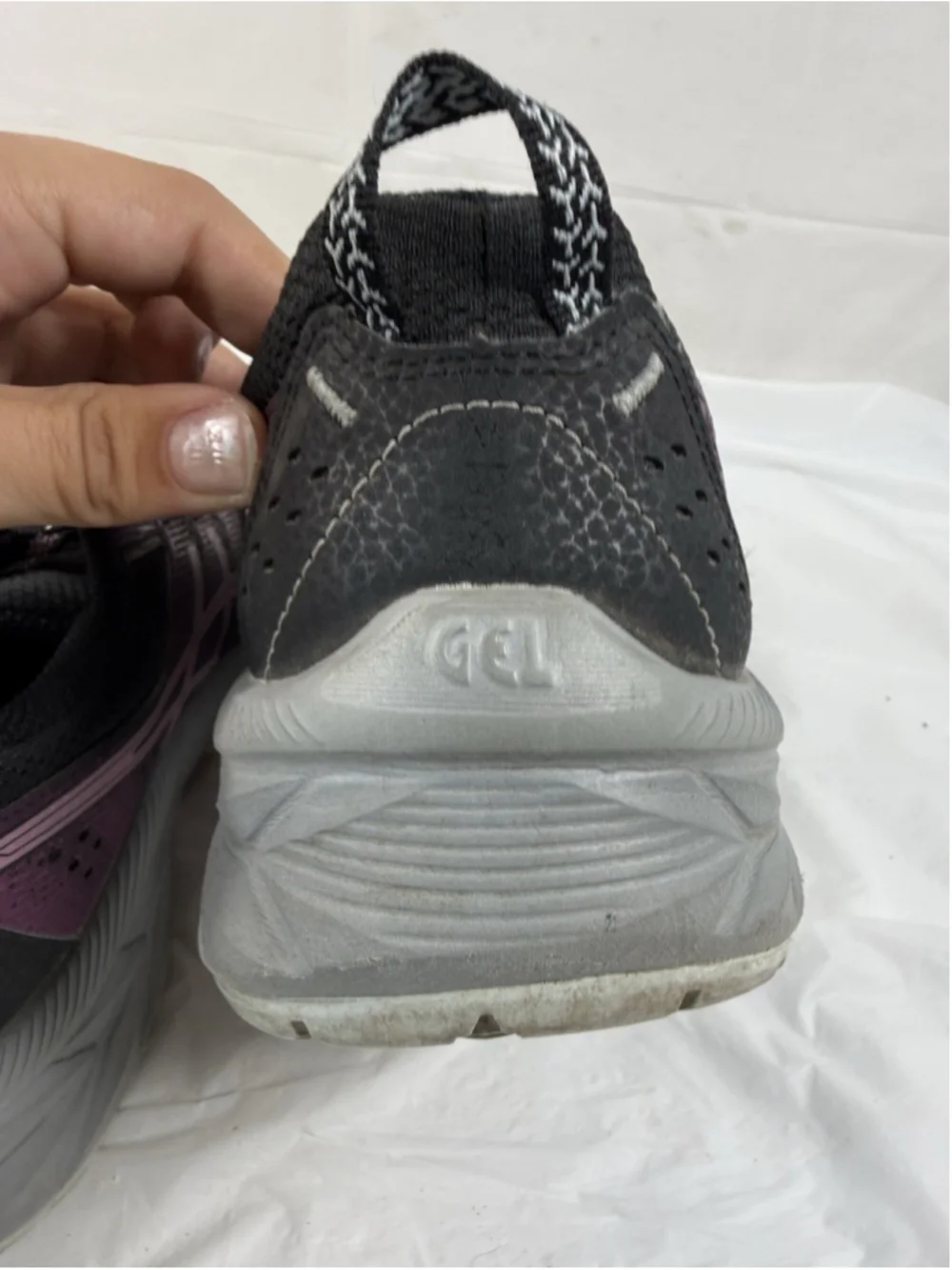 Asics Women Running Shoes Black Soft Berry Gel-Venture 9 Size 10 W